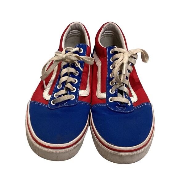 Vans Old Skool BMX Checker Red Blue - Picture 2 of 6